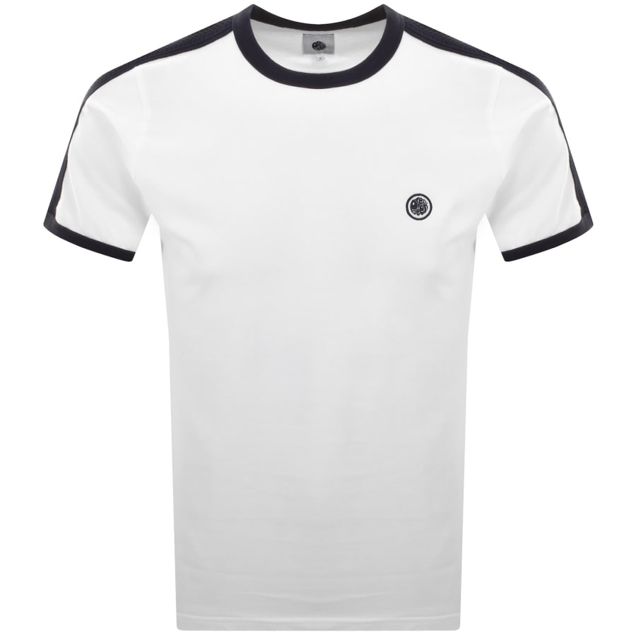 Image number 2 for Pretty Green Denton T Shirt White