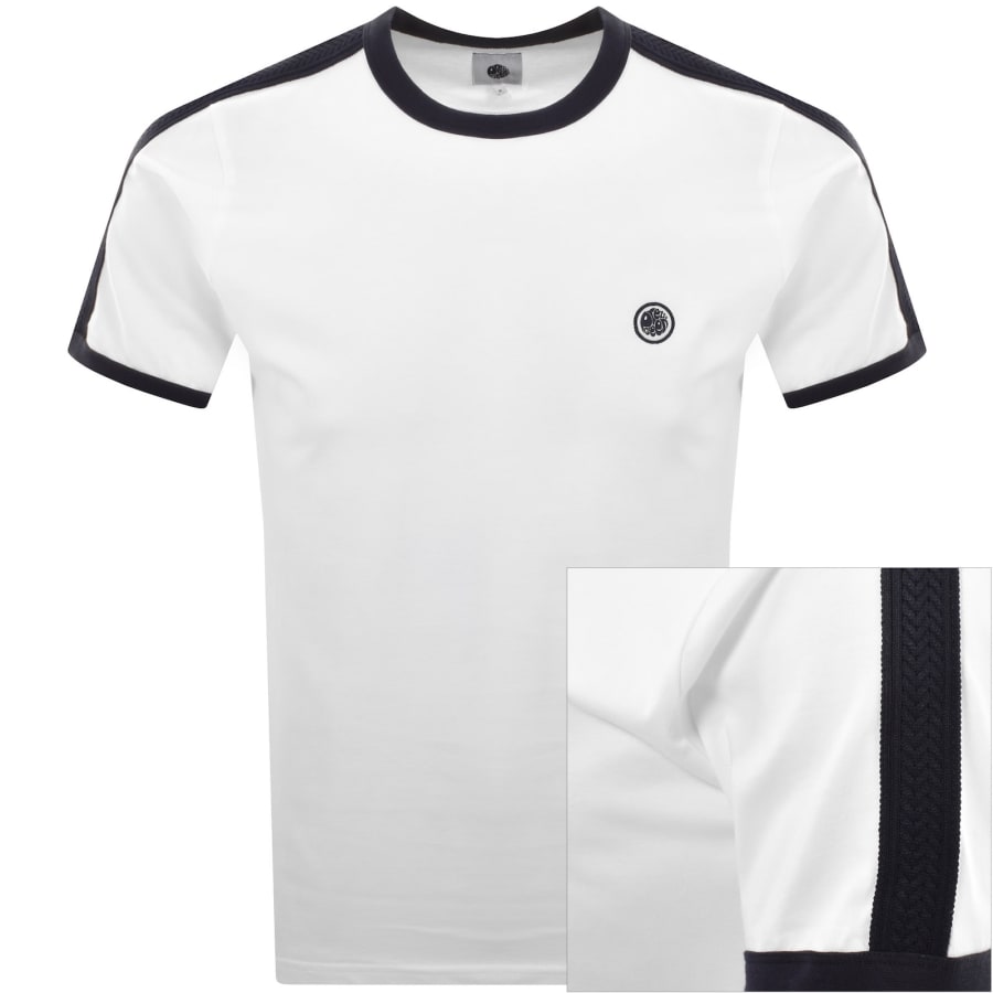Image number 1 for Pretty Green Denton T Shirt White