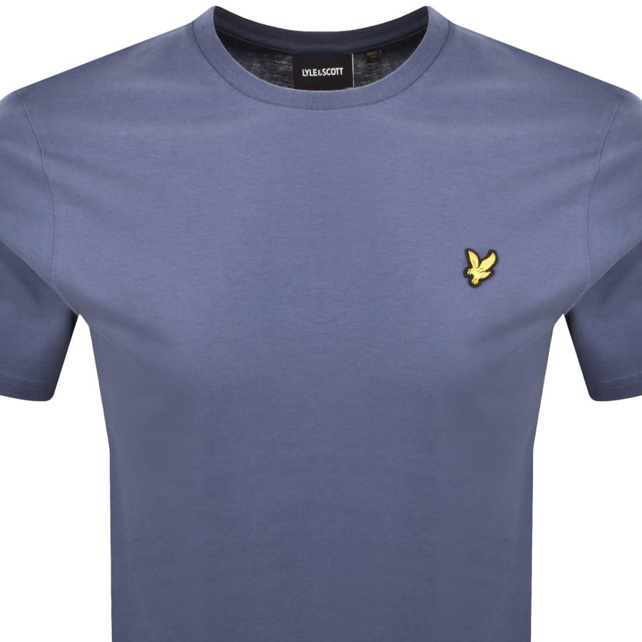 Image number 2 for Lyle And Scott Crew Neck T Shirt Blue