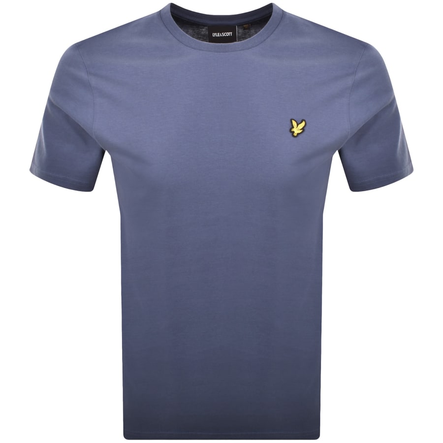 Image number 1 for Lyle And Scott Crew Neck T Shirt Blue