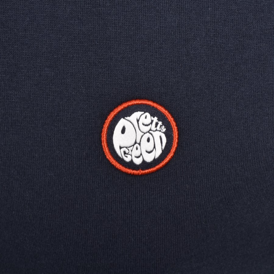 Image number 3 for Pretty Green Valencia T Shirt Navy
