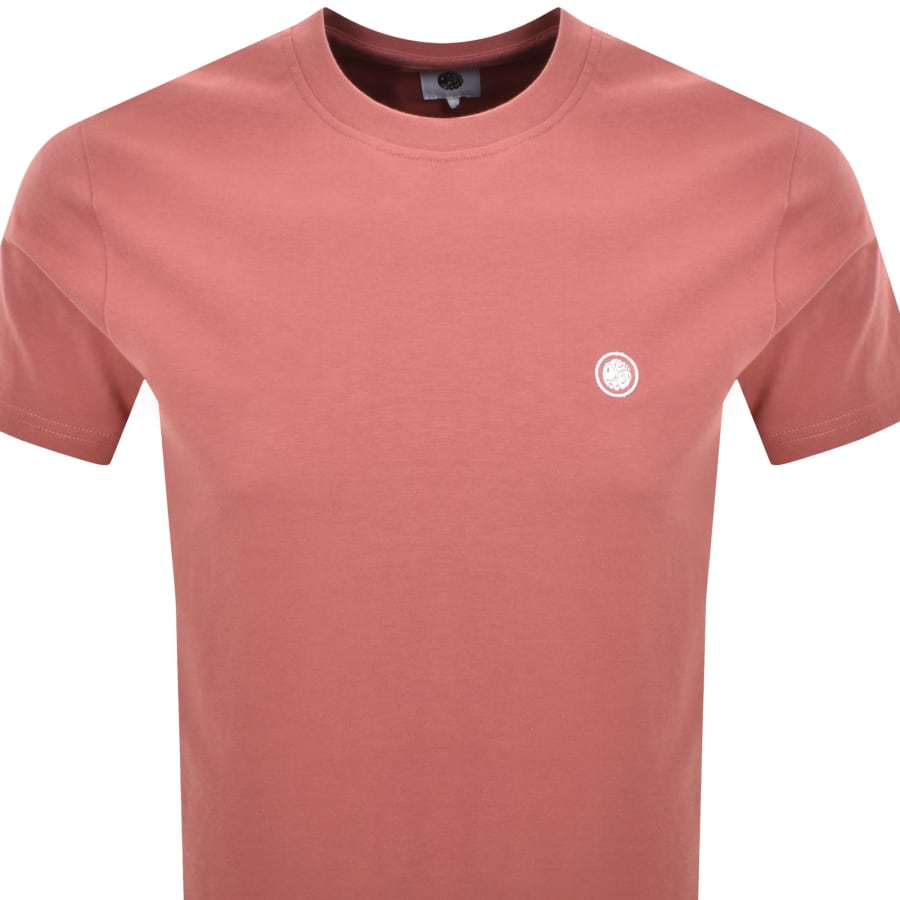 Image number 2 for Pretty Green Mitchell T Shirt Ruby Pink
