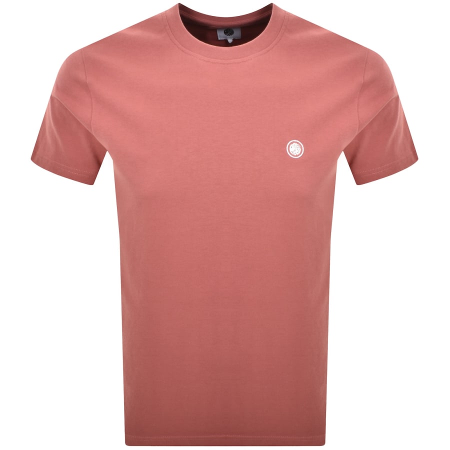 Image number 1 for Pretty Green Mitchell T Shirt Ruby Pink