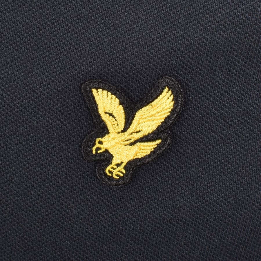 Image number 3 for Lyle And Scott Deck Stripe Polo T Shirt Navy
