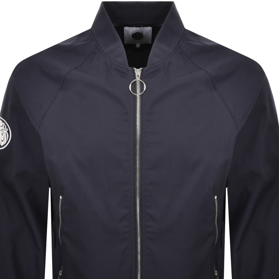 Image number 3 for Pretty Green Altrincham Bomber Jacket Navy