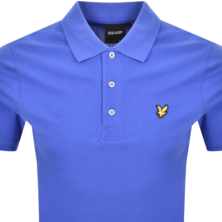 Image number 2 for Lyle And Scott Plain Polo T Shirt Blue