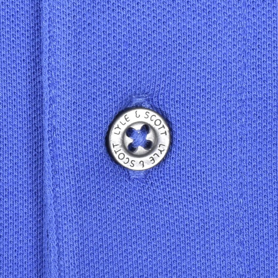 Image number 4 for Lyle And Scott Plain Polo T Shirt Blue
