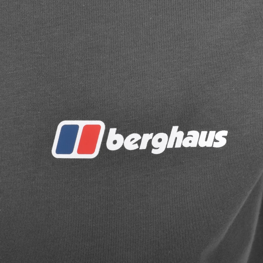 Image number 4 for Berghaus Dotted Mountain T Shirt Grey