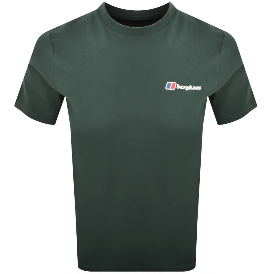 Image number 2 for Berghaus Classic Logo T Shirt Green