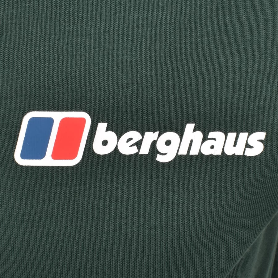 Image number 3 for Berghaus Classic Logo T Shirt Green