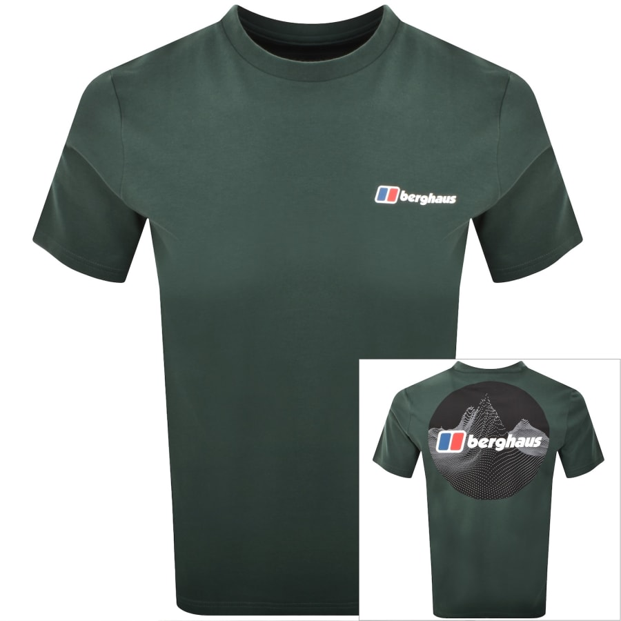 Image number 1 for Berghaus Classic Logo T Shirt Green