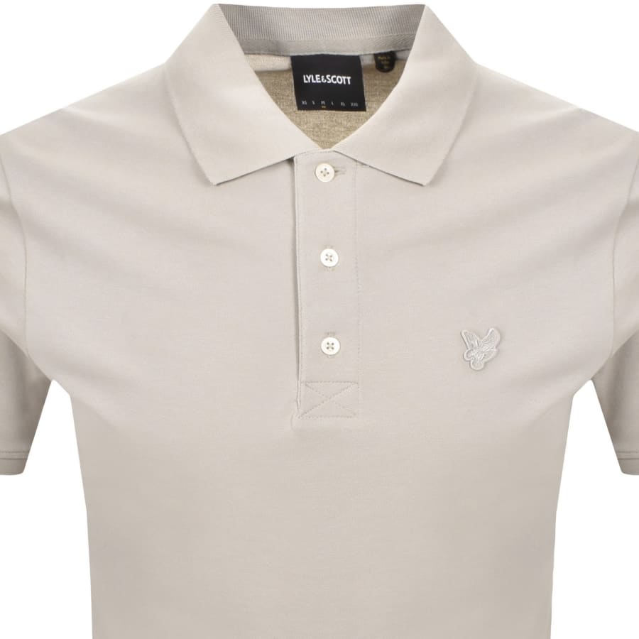 Image number 2 for Lyle And Scott Superfine Polo T Shirt Grey