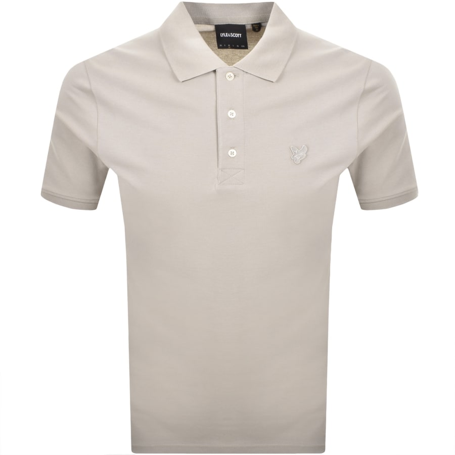 Image number 1 for Lyle And Scott Superfine Polo T Shirt Grey