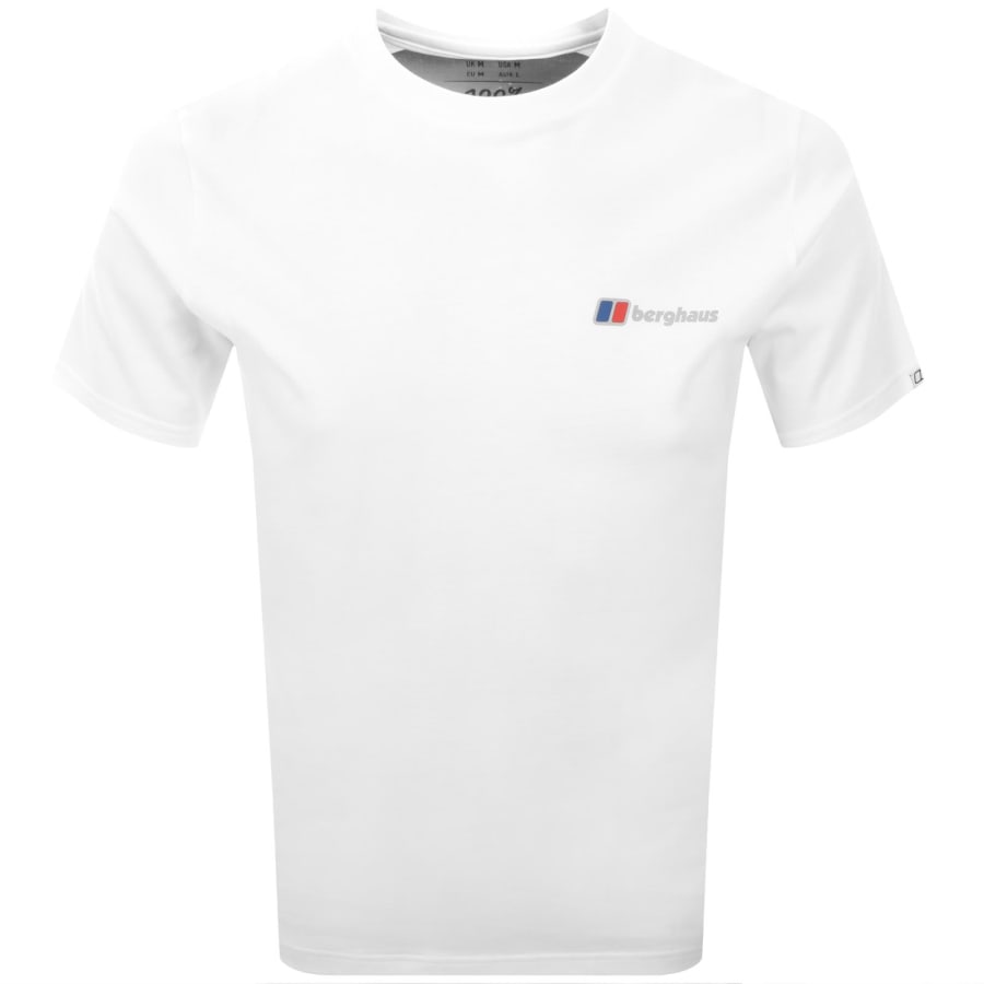 Image number 2 for Berghaus Classic Logo T Shirt White