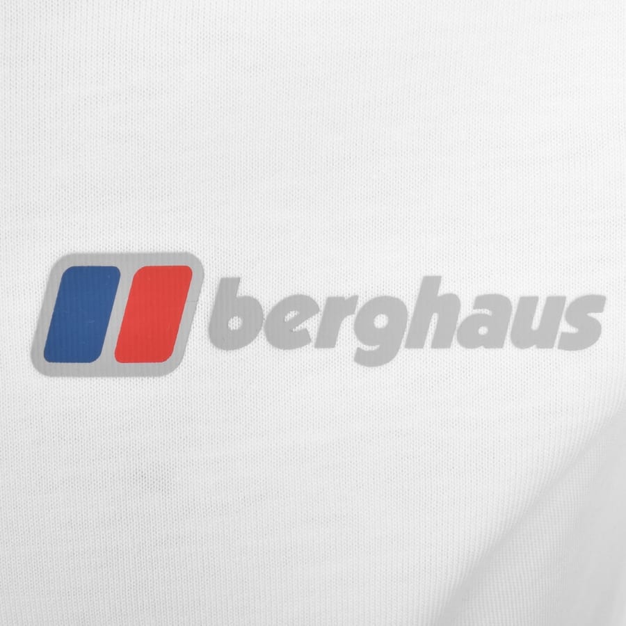 Image number 3 for Berghaus Classic Logo T Shirt White
