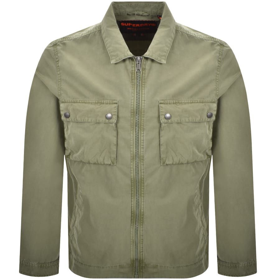 Image number 1 for Superdry Essential Jacket Khaki