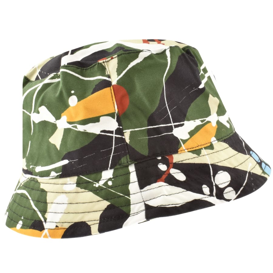 Image number 2 for Pretty Green Convergence Bucket Hat Multi