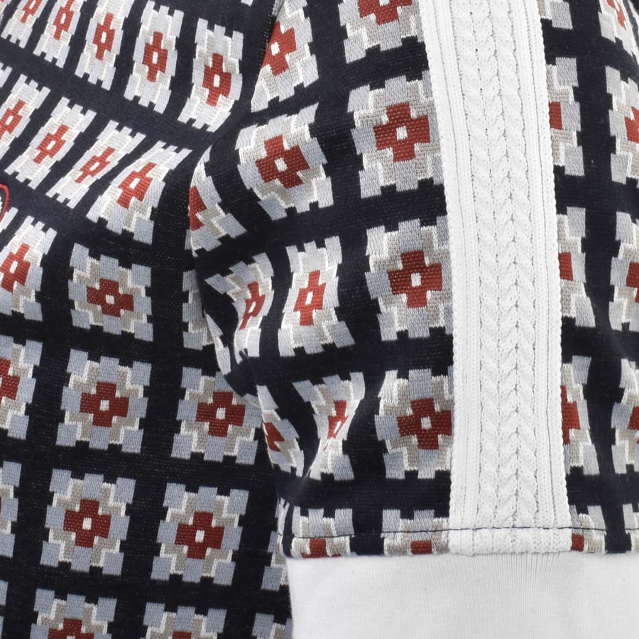 Image number 5 for Pretty Green Timperley Geo Polo T Shirt Multi