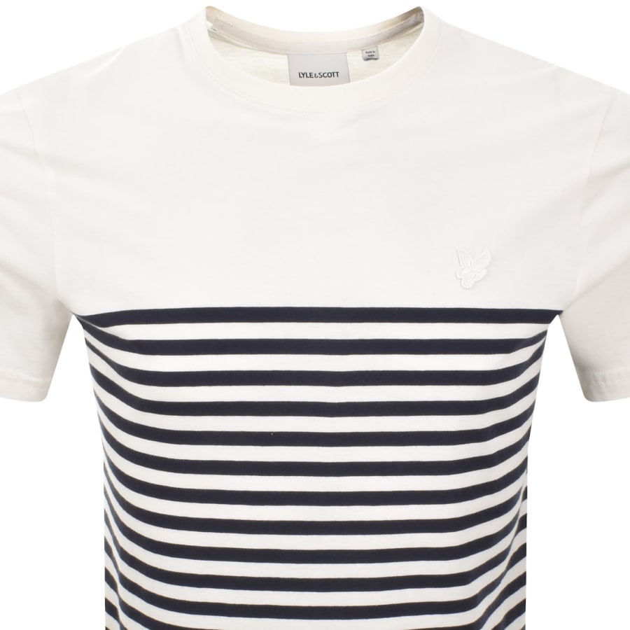 Image number 2 for Lyle And Scott Crew Neck T Shirt Off White