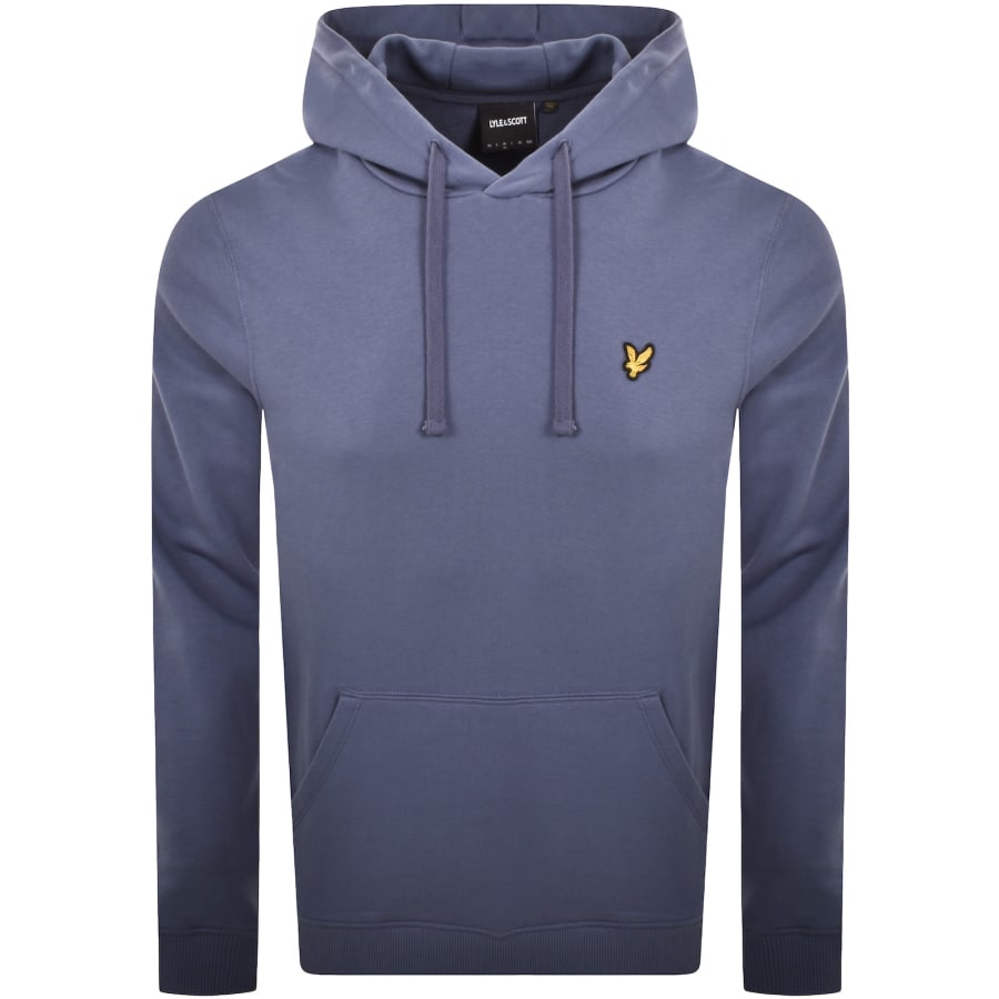 Image number 1 for Lyle And Scott Pullover Hoodie Blue