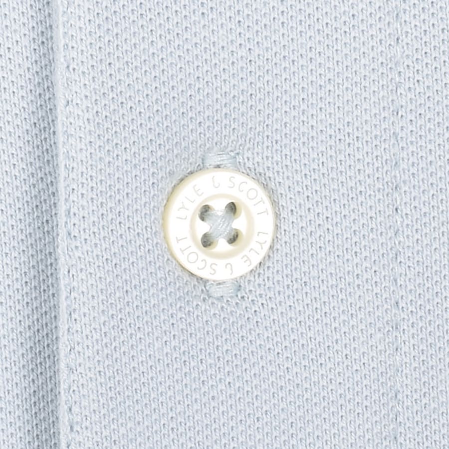 Image number 4 for Lyle And Scott Tipped Polo T Shirt Blue