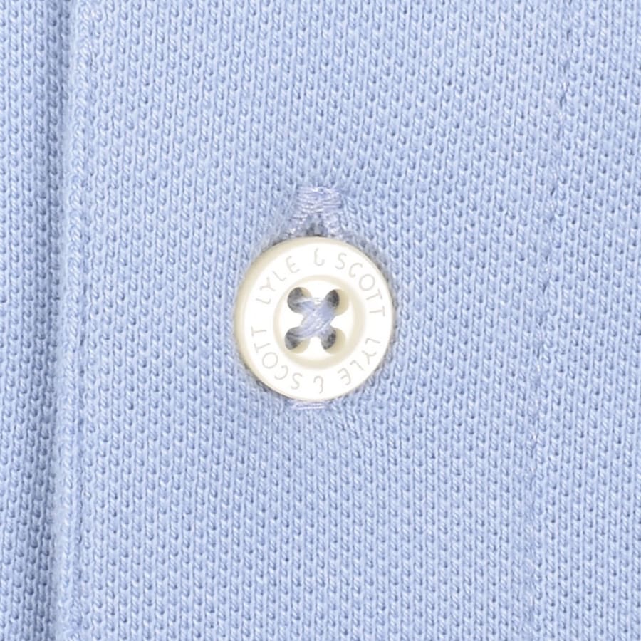 Image number 4 for Lyle And Scott Superfine Polo T Shirt Blue