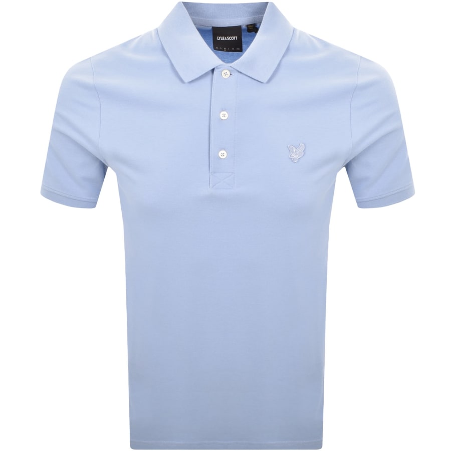 Image number 1 for Lyle And Scott Superfine Polo T Shirt Blue