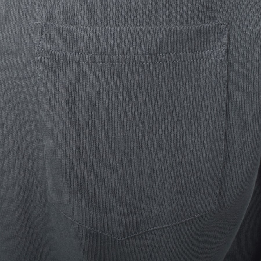 Image number 4 for Norse Projects Long Sleeve Loose Fit T Shirt Blue