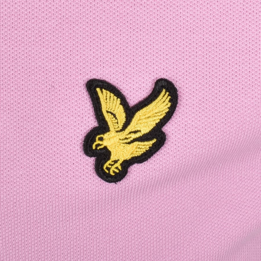 Image number 3 for Lyle And Scott Plain Polo T Shirt Pink