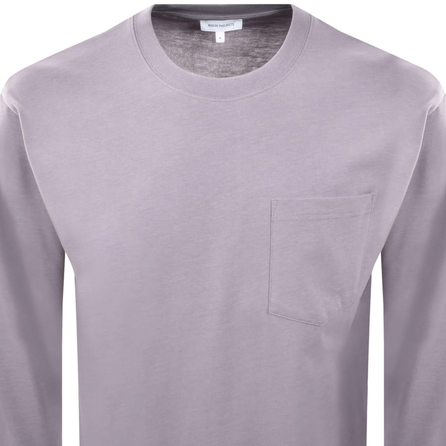 Image number 2 for Norse Projects Loose Fit T Shirt Crocus Purple