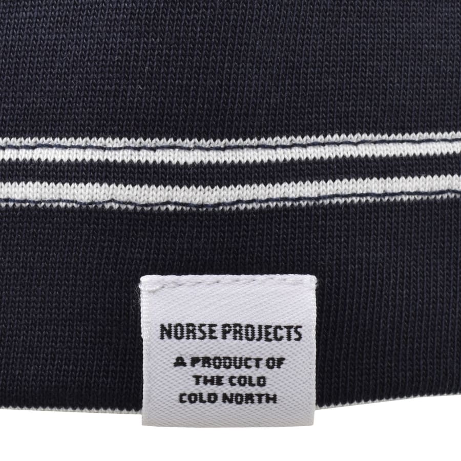 Image number 3 for Norse Projects Holger Sailor Stripe T Shirt Navy