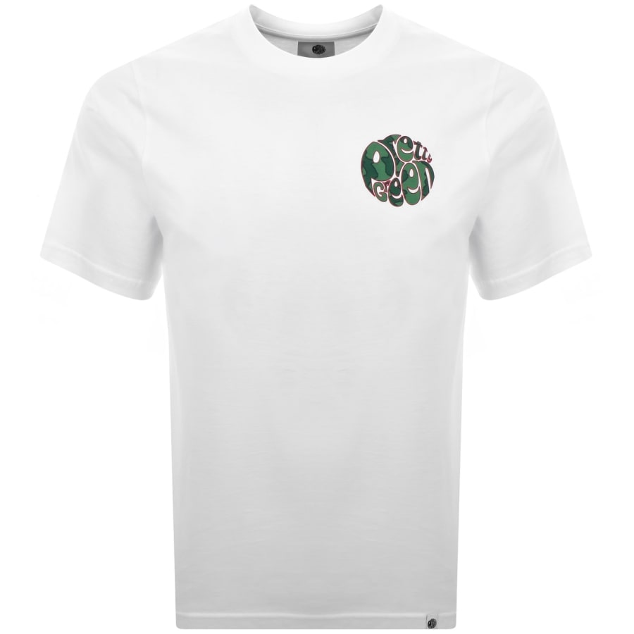 Image number 2 for Pretty Green Twisted Melon T Shirt White
