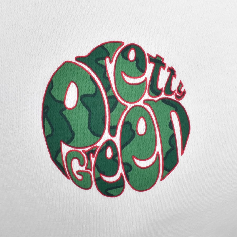 Image number 3 for Pretty Green Twisted Melon T Shirt White