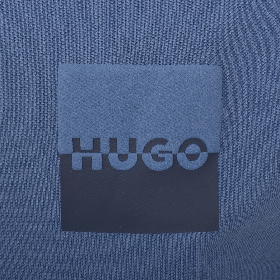 Image number 3 for HUGO Dusplity Polo T Shirt Blue