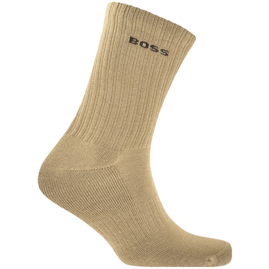 Image number 4 for BOSS 3 Pack Logo Quarter Socks