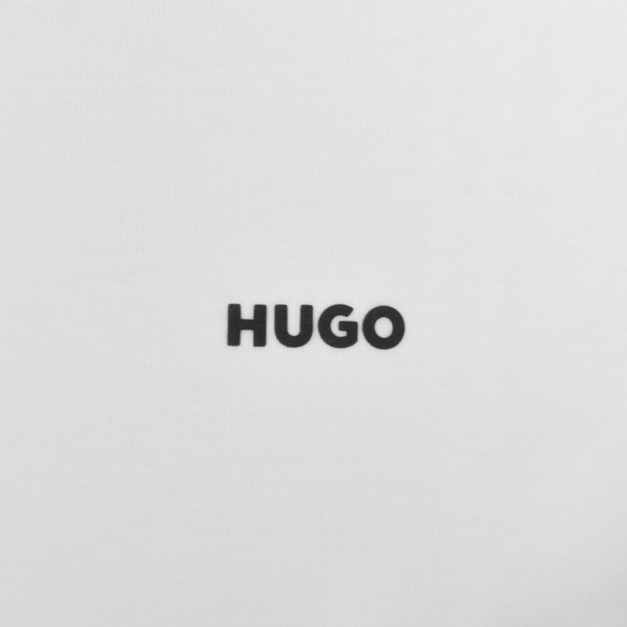 Image number 3 for HUGO Dalomino Polo T Shirt White