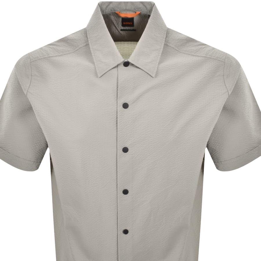 Image number 2 for BOSS Lapoully Oversized Shirt Grey