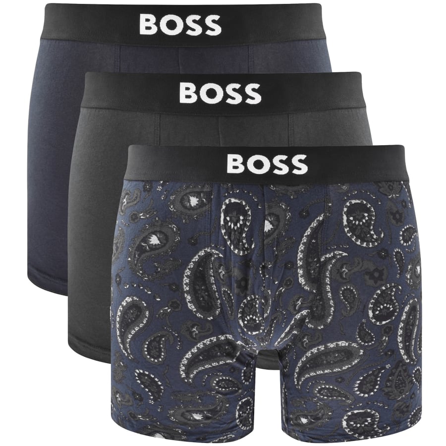 Image number 1 for BOSS Underwear 3 Pack Boxer Briefs