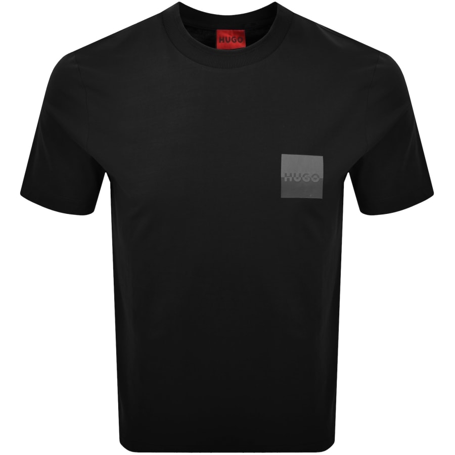 Image number 3 for HUGO Dusplito T Shirt Black