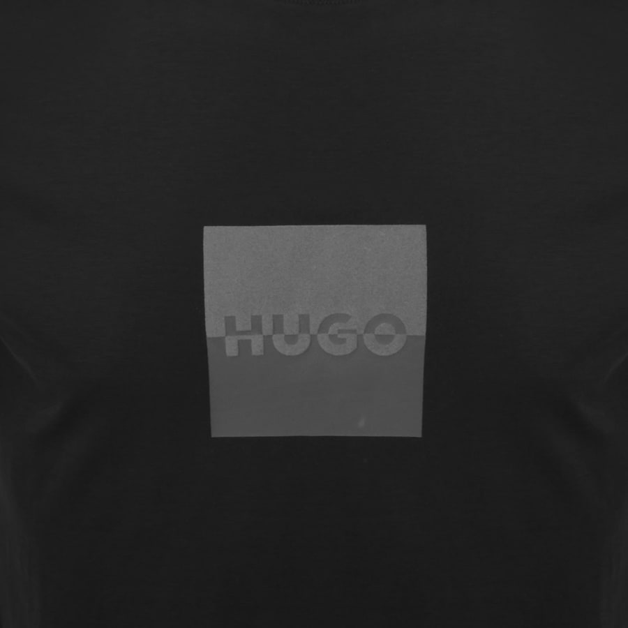 Image number 3 for HUGO Dusplit T Shirt Black