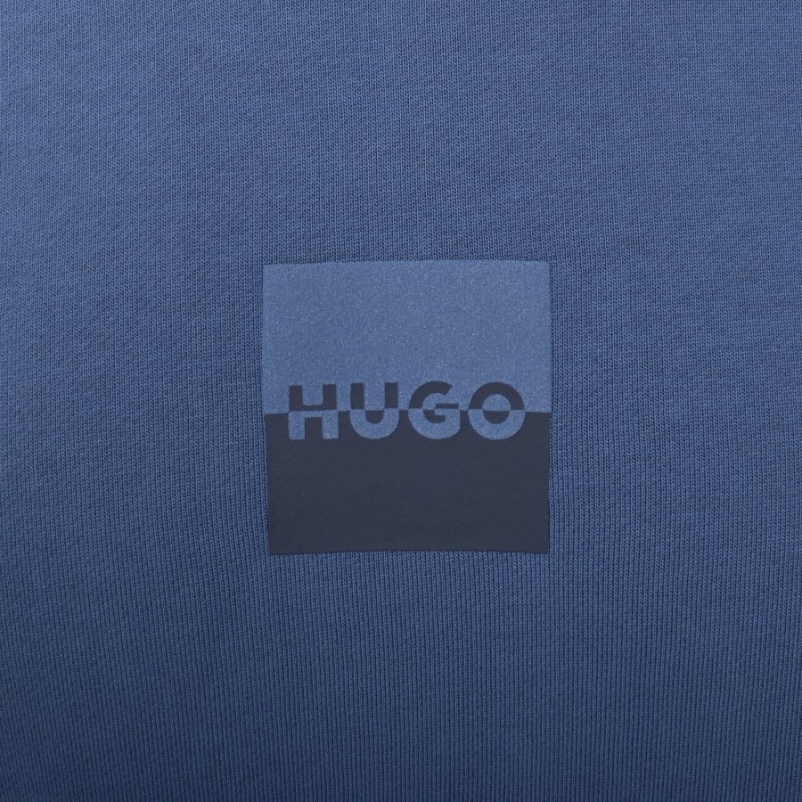 Image number 4 for HUGO Dusplited Sweatshirt Medium Blue