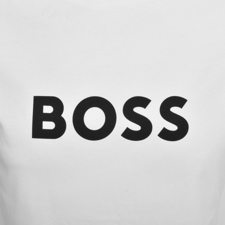 Image number 3 for BOSS Beachwear Logo T Shirt White