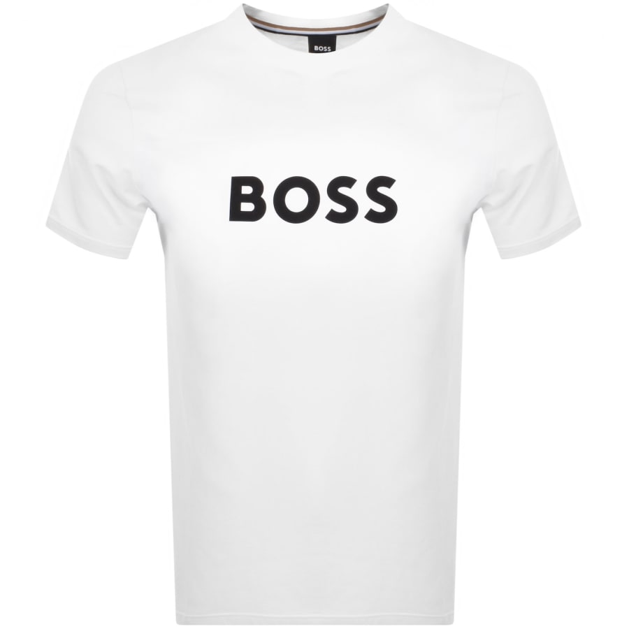 Image number 1 for BOSS Beachwear Logo T Shirt White