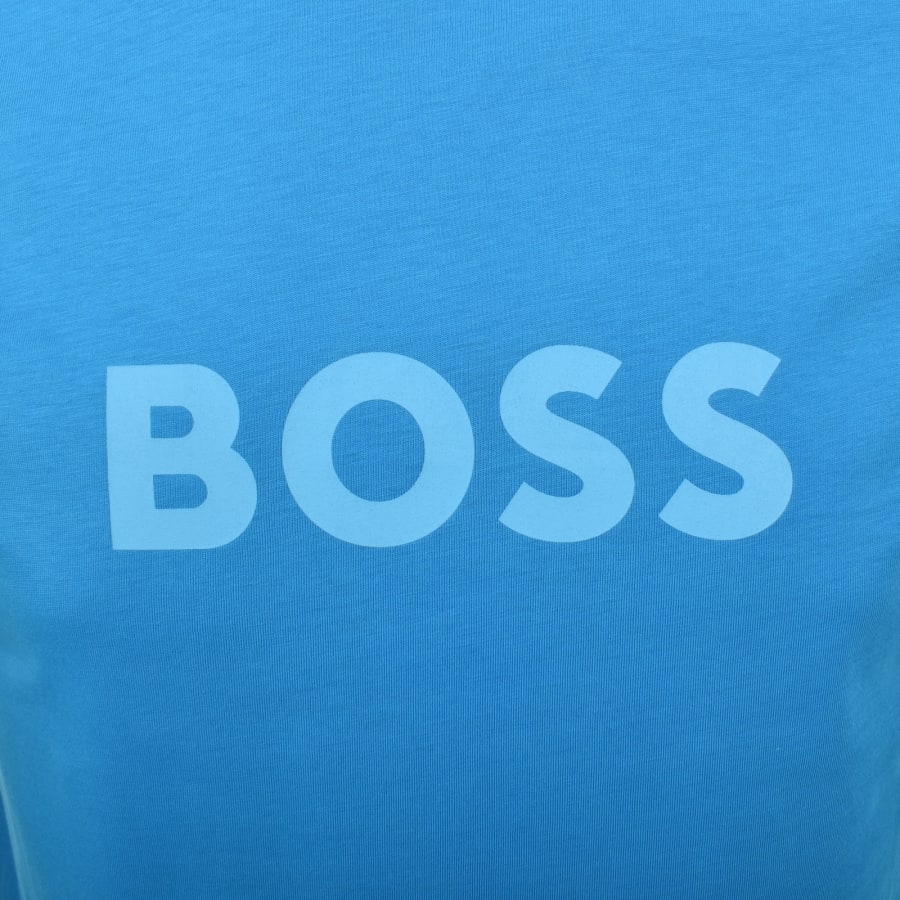 Image number 3 for BOSS Beachwear Logo T Shirt Blue