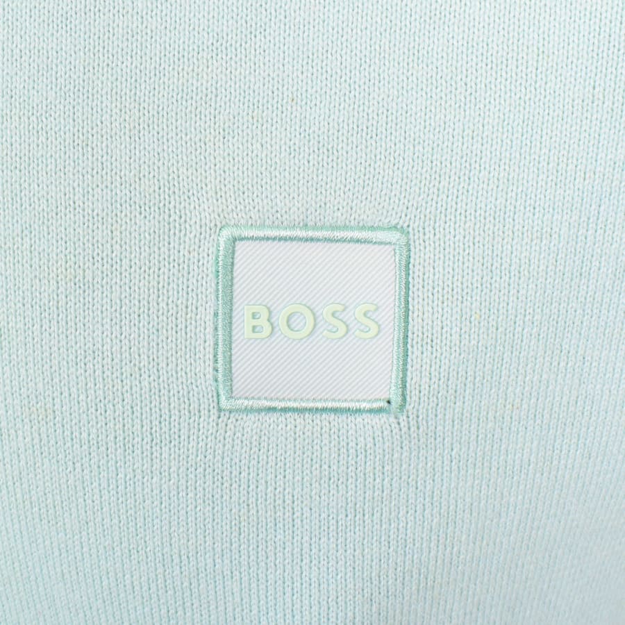 Image number 3 for BOSS Kanache Knit T Shirt Blue