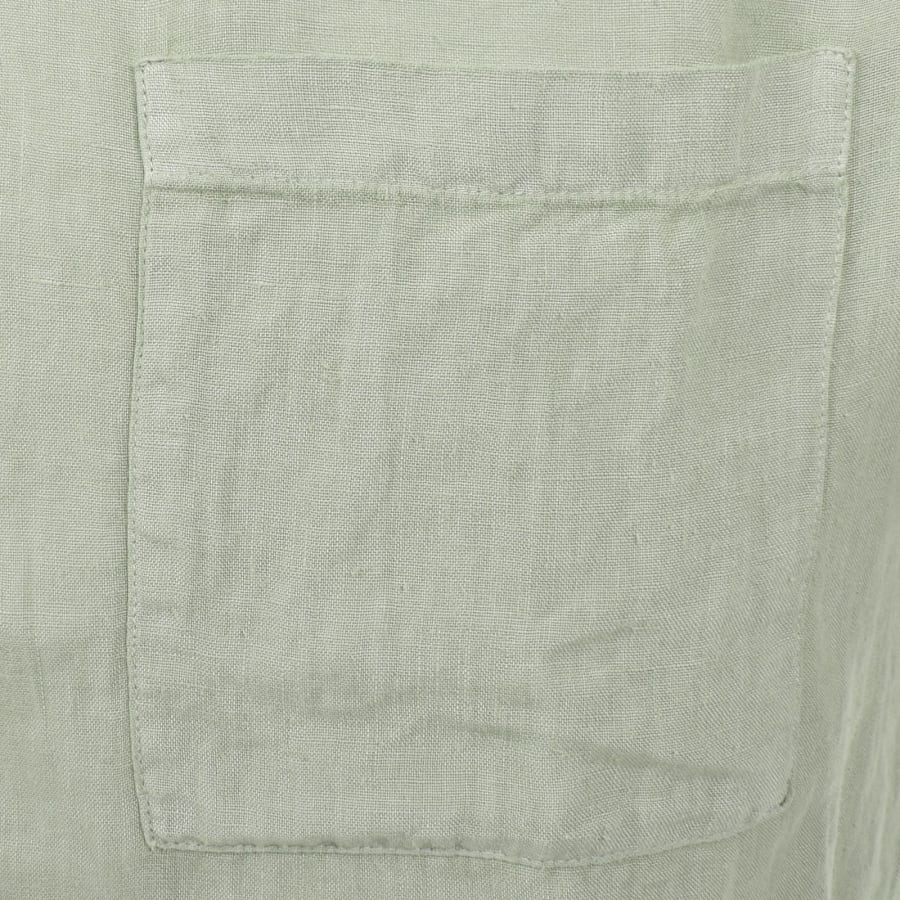Image number 3 for HUGO Ellino Linen Shirt Green