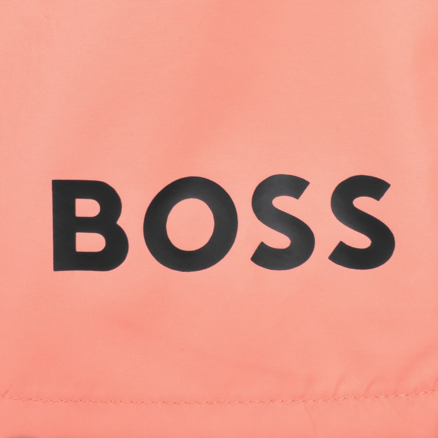 Image number 4 for BOSS Starfish Swim Shorts Orange