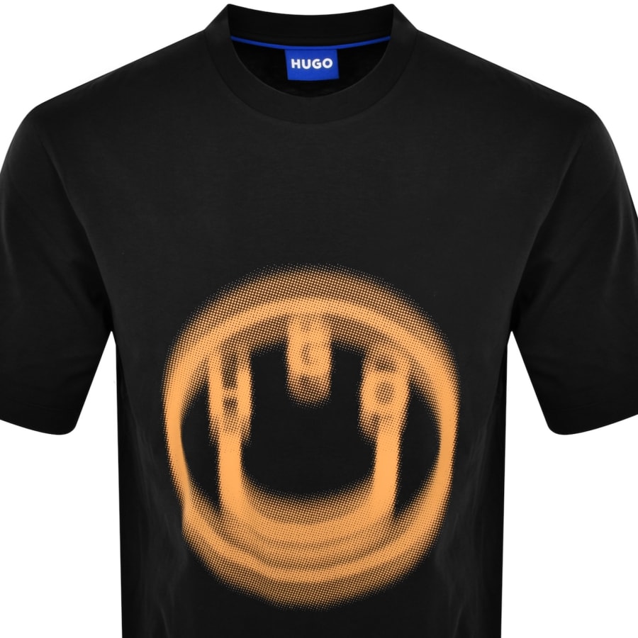 Image number 2 for HUGO Blue Nalax T Shirt Black