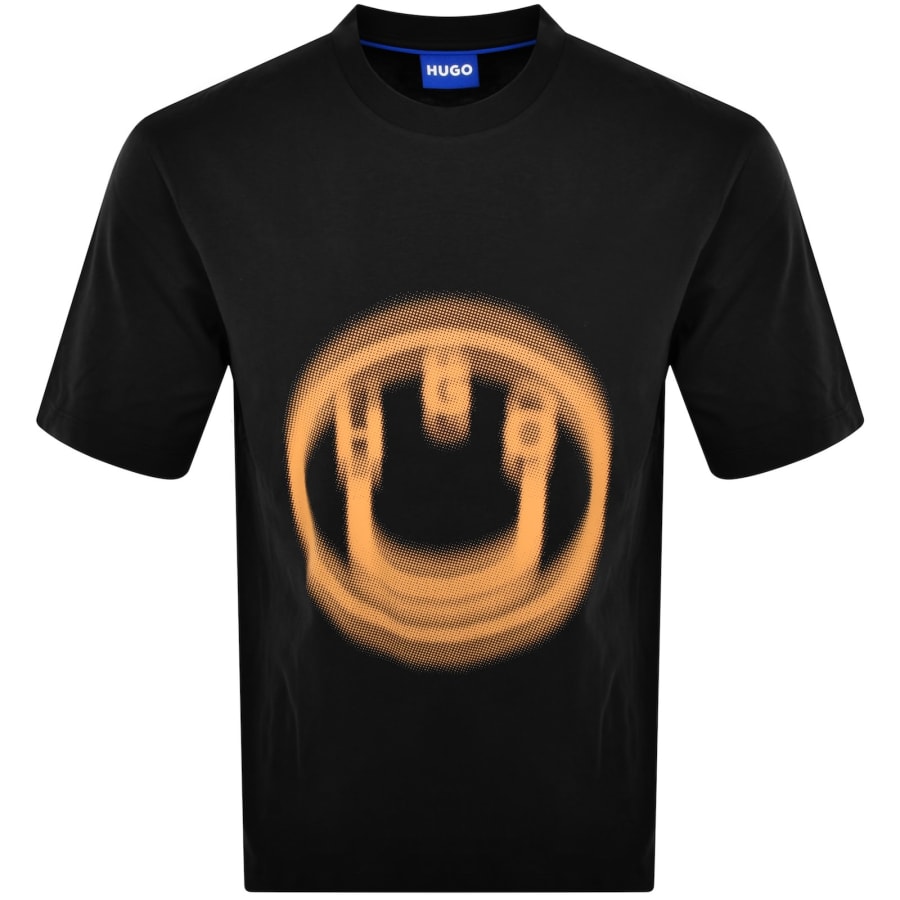Image number 1 for HUGO Blue Nalax T Shirt Black