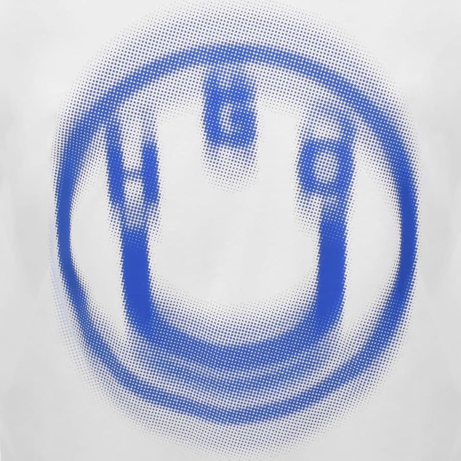 Image number 3 for HUGO Blue Nalax T Shirt White